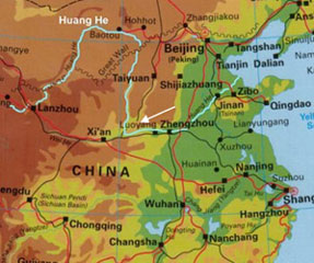 Der Xiolangdi Staudamm